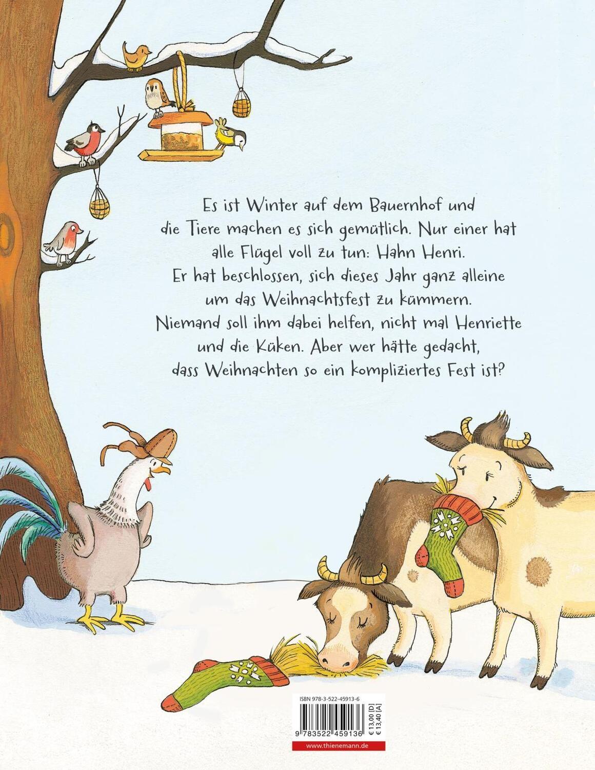 Rückseite: 9783522459136 | Henri und Henriette: Henri und Henriette feiern Weihnachten | Neudert