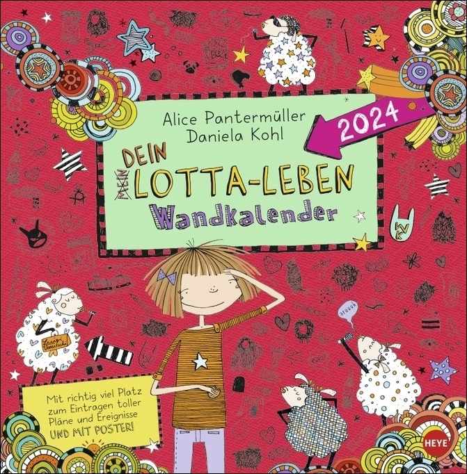 Cover: 9783756402373 | Lotta-Leben Broschurkalender 2024. Bunt illustrierter...
