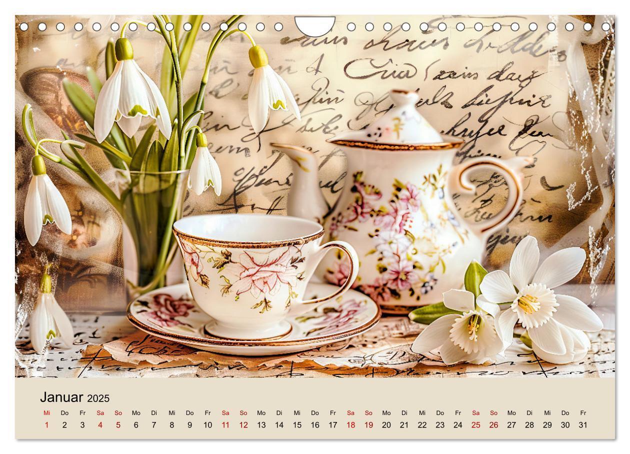 Bild: 9783457172117 | Shabby Chic Romantik - Vintage Tassen, Blumen und nostalgische...