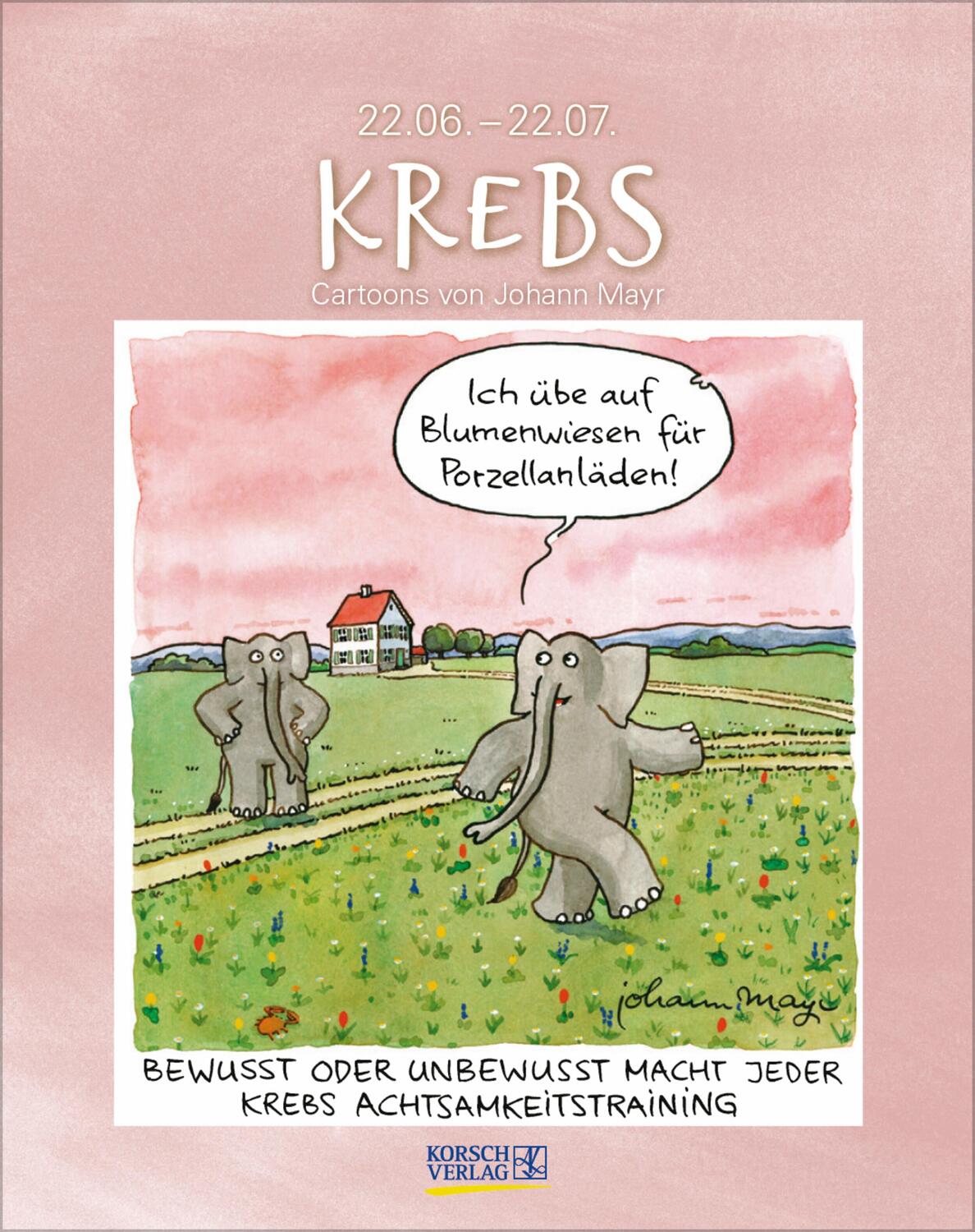 Cover: 9783731876656 | Krebs 2025 | Verlag Korsch | Kalender | Spiralbindung | 13 S. | 2025