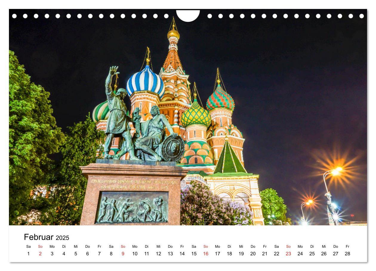 Bild: 9783435320448 | Moskau City (Wandkalender 2025 DIN A4 quer), CALVENDO Monatskalender