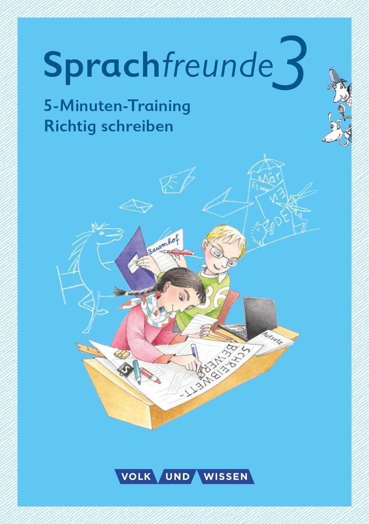 Cover: 9783060836642 | Sprachfreunde - Ausgabe Nord/Süd 3. Schuljahr - 5-Minuten-Training...