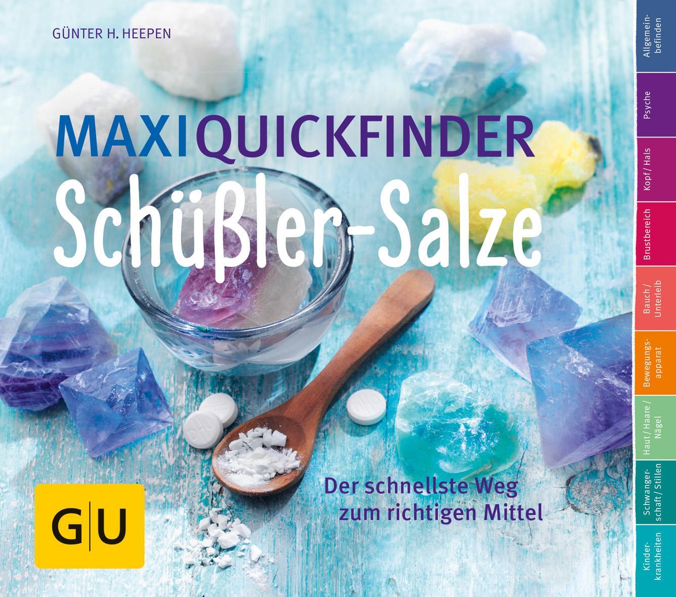 Cover: 9783833845680 | Maxi-Quickfinder Schüßler-Salze | Günther H. Heepen | Buch | 312 S.