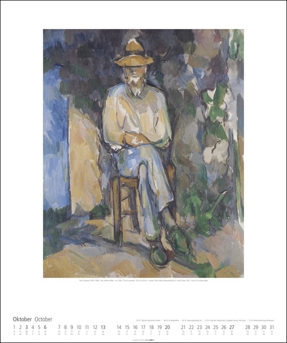 Bild: 9783840085277 | Paul Cézanne Kalender 2024. Kunstvoller Wandkalender mit...