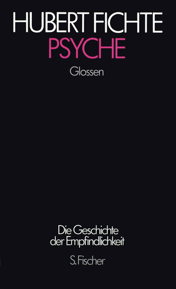 Cover: 9783100207234 | Psyche | Hubert Fichte | Buch | Deutsch | 1990 | EAN 9783100207234