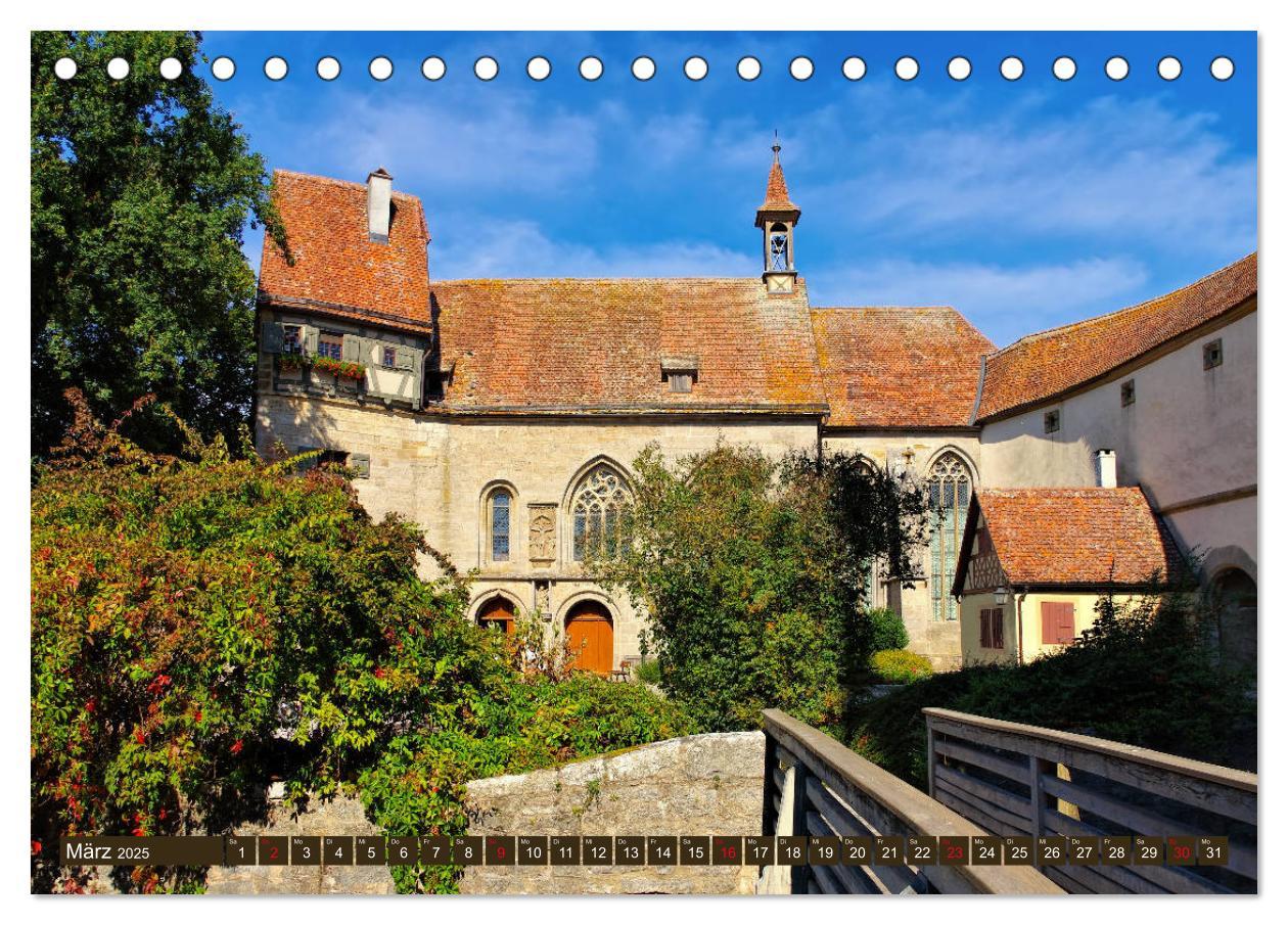 Bild: 9783435280773 | Rothenburg o. d. Tauber - Perle des Taubertales (Tischkalender 2025...