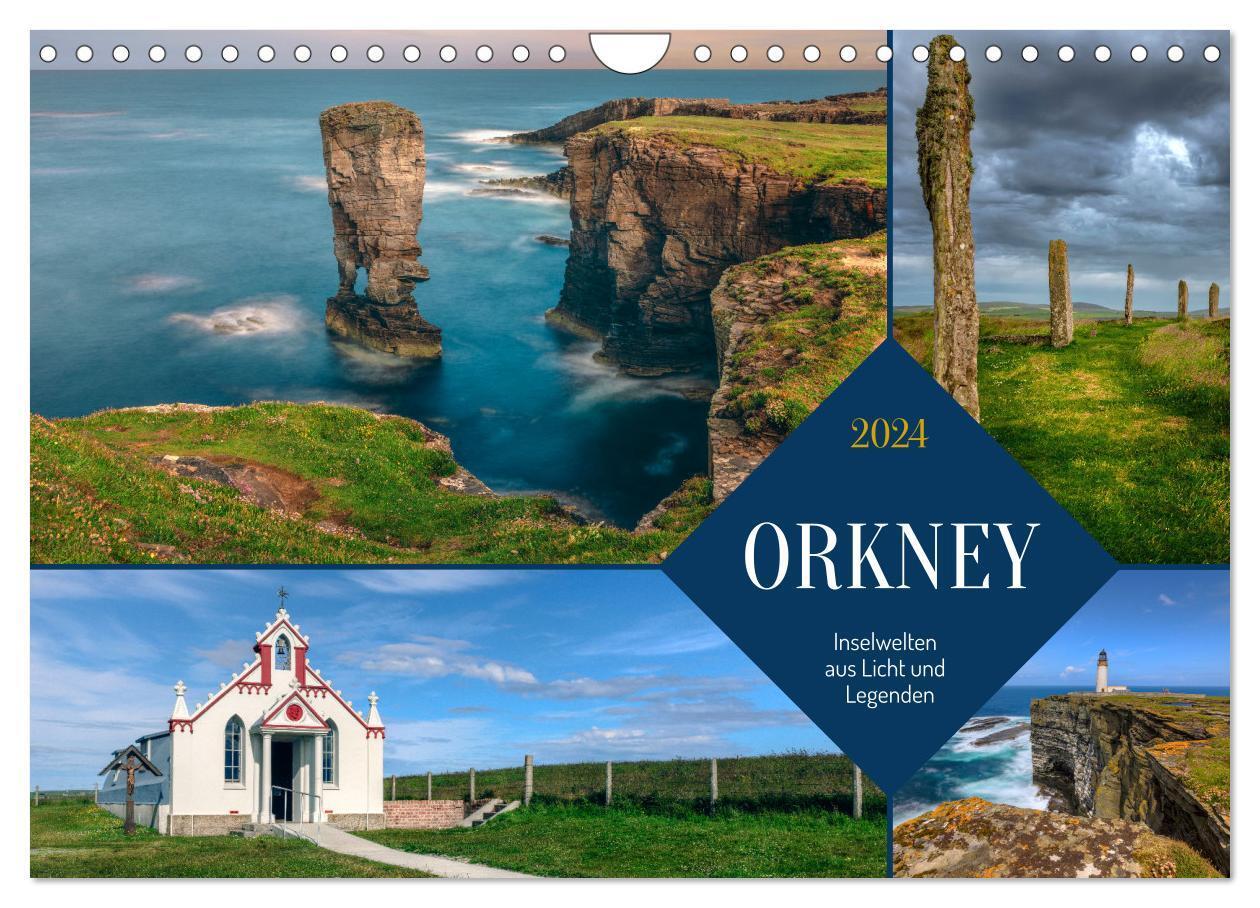 Cover: 9783383736698 | Orkney, Inselwelten aus Licht und Legenden. (Wandkalender 2024 DIN...