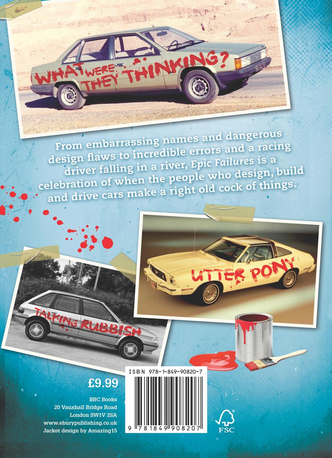 Rückseite: 9781849908207 | Top Gear: Epic Failures | 50 Great Motoring Cock-Ups | Richard Porter