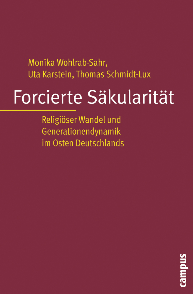 Cover: 9783593390543 | Forcierte Säkularität | Monika Wohlrab-Sahr (u. a.) | Taschenbuch