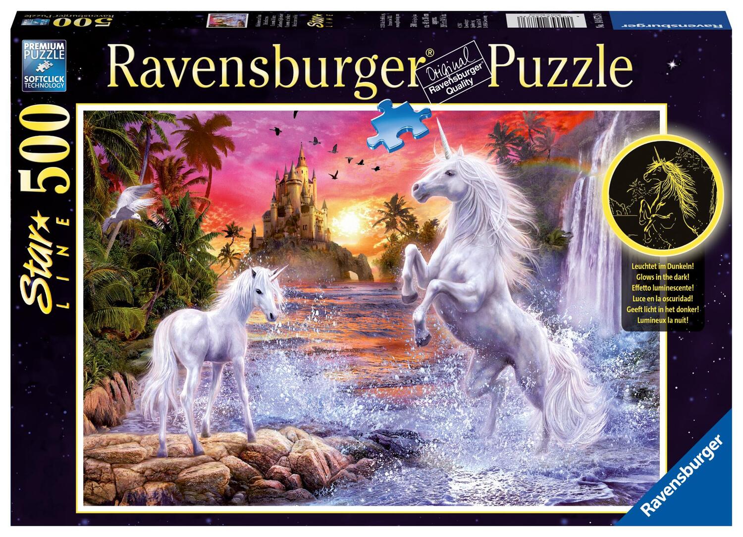 Cover: 4005556148738 | Einhörner am Fluss. Puzzle 500 Teile | Spiel | Deutsch | 2013