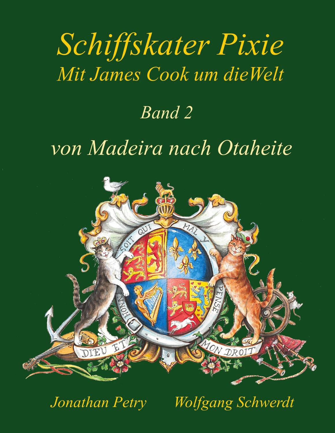 Cover: 9783753402505 | Schiffskater Pixie mit James Cook um die Welt | Schwerdt (u. a.)