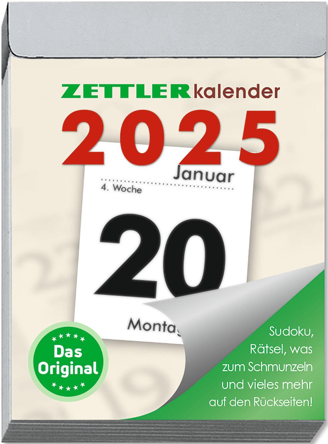 Cover: 4006928024735 | Zettler Tagesabreißkalender M 2025 5,4x7,2 cm Bürokalender 1 Tag...