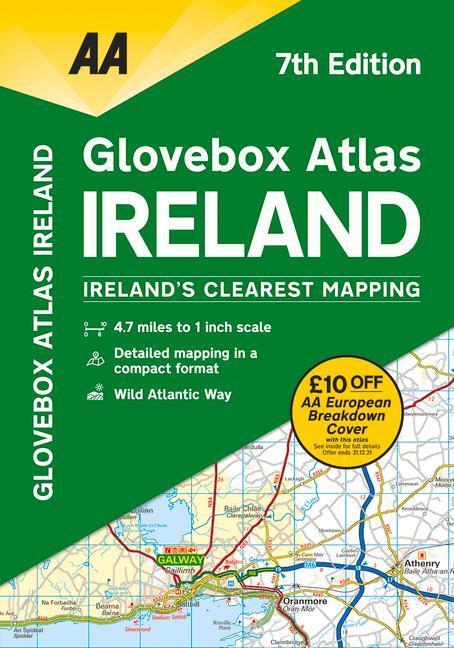 Cover: 9780749582296 | Glovebox Atlas Ireland | Taschenbuch | Englisch | 2020 | AA Publishing
