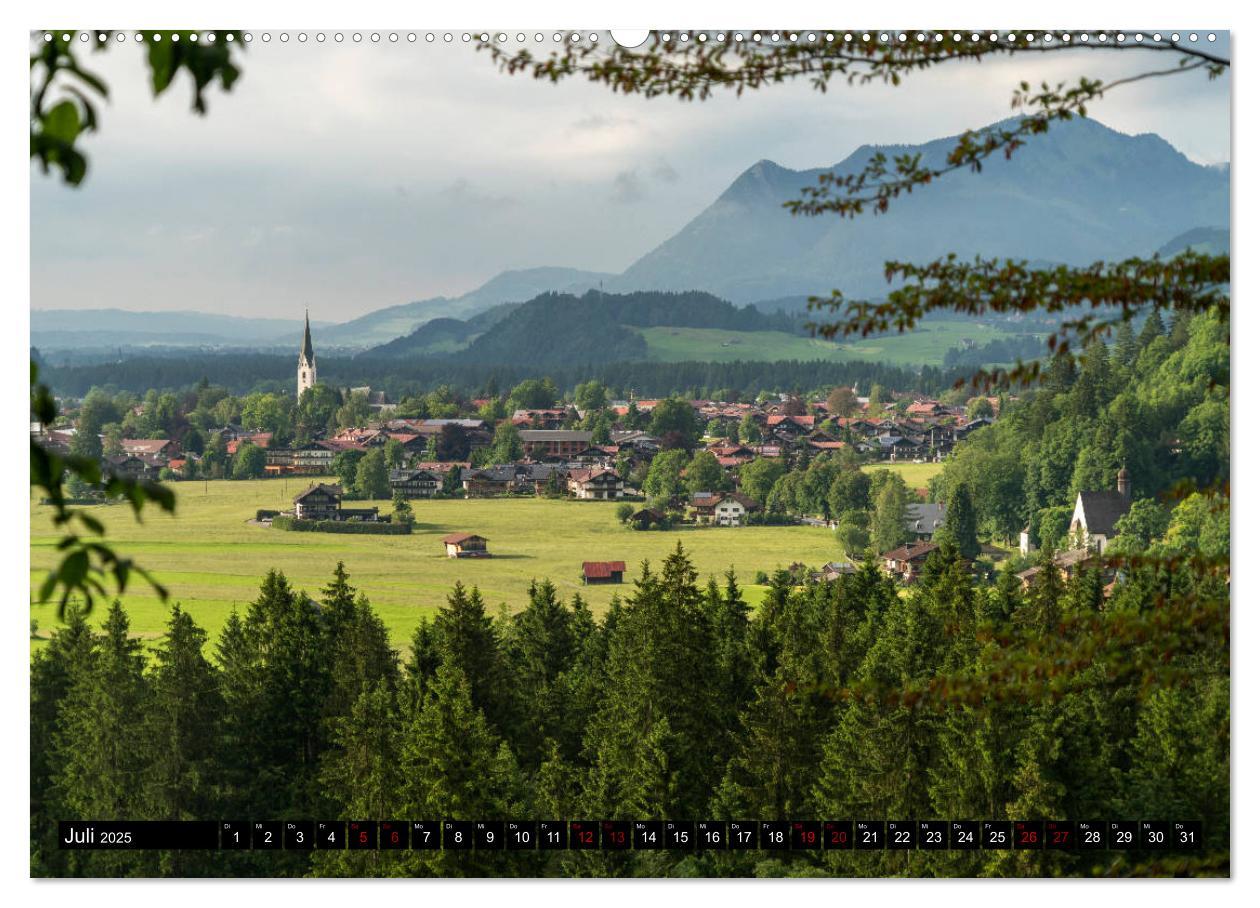 Bild: 9783435410705 | Oberstdorf und Umgebung (Wandkalender 2025 DIN A2 quer), CALVENDO...