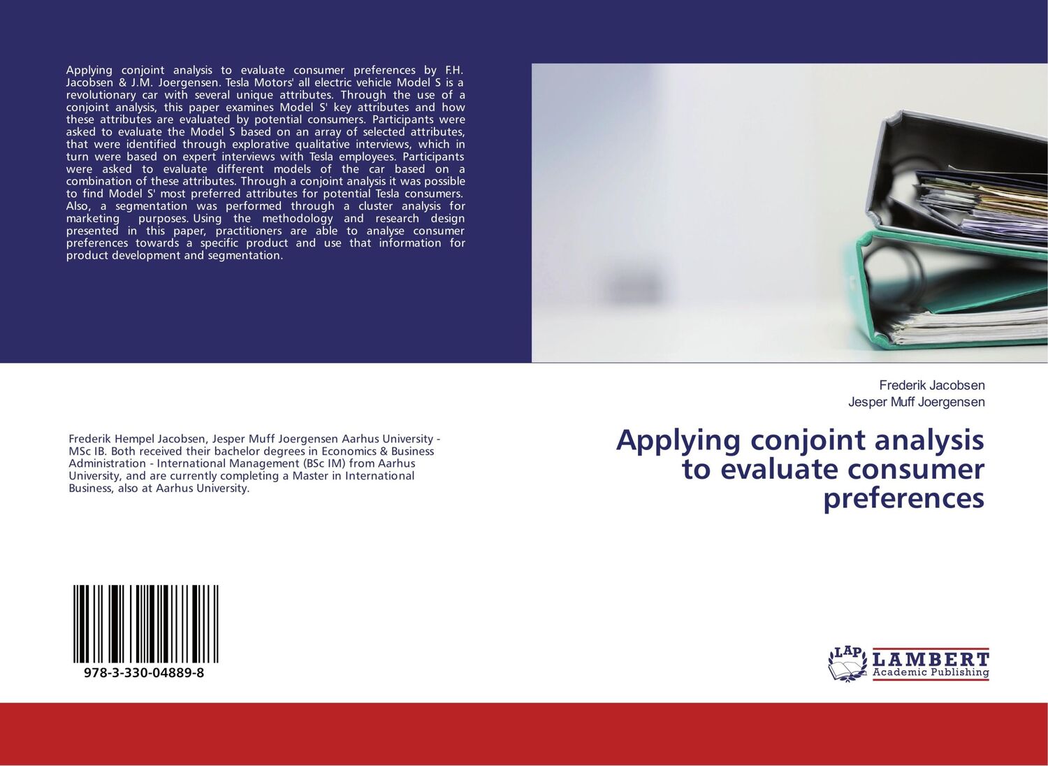 Cover: 9783330048898 | Applying conjoint analysis to evaluate consumer preferences | Buch