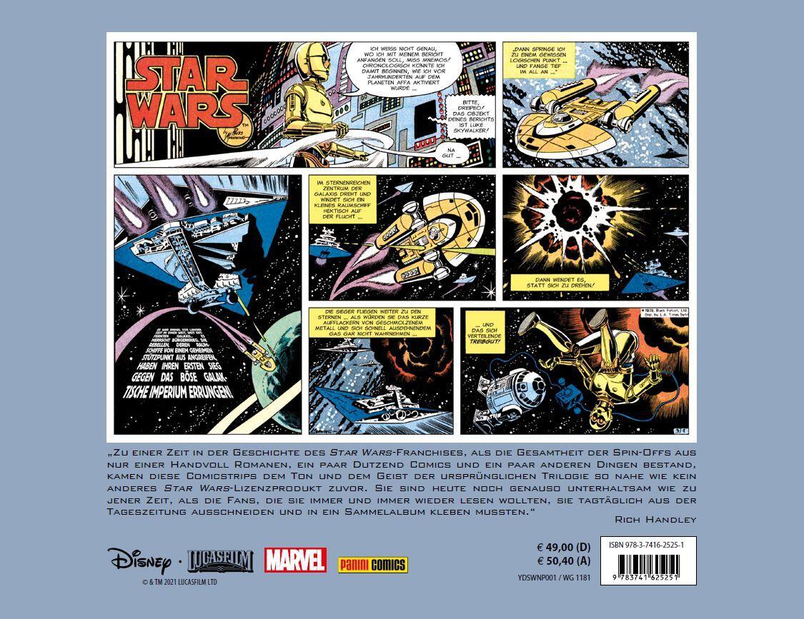 Rückseite: 9783741625251 | Star Wars: Die kompletten Comicstrips | Bd. 1 | Russ Manning (u. a.)