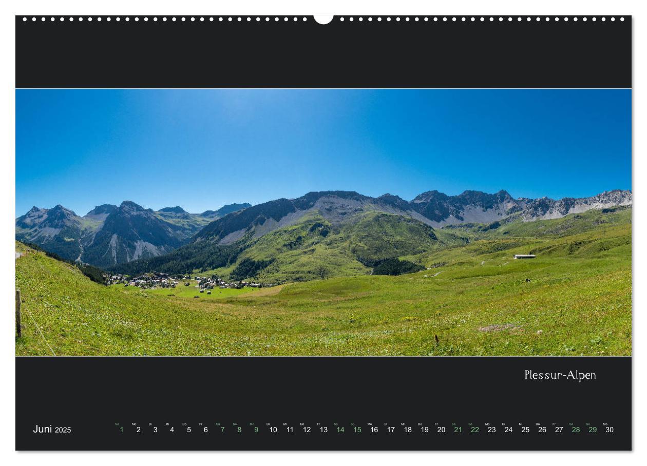 Bild: 9783435140244 | Arosa Panorama (Wandkalender 2025 DIN A2 quer), CALVENDO...