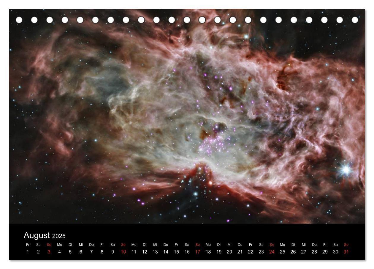 Bild: 9783435484966 | Der Weltraum. Spektakuläre Gasnebel und Galaxien (Tischkalender...