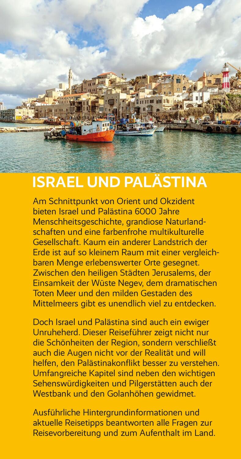 Bild: 9783897946101 | TRESCHER Reiseführer Israel und Palästina | Jens Wiegand | Taschenbuch