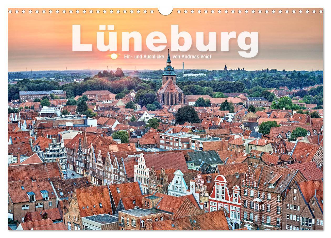 Cover: 9783435357642 | LÜNEBURG Ein- und Ausblicke von Andreas Voigt (Wandkalender 2025...