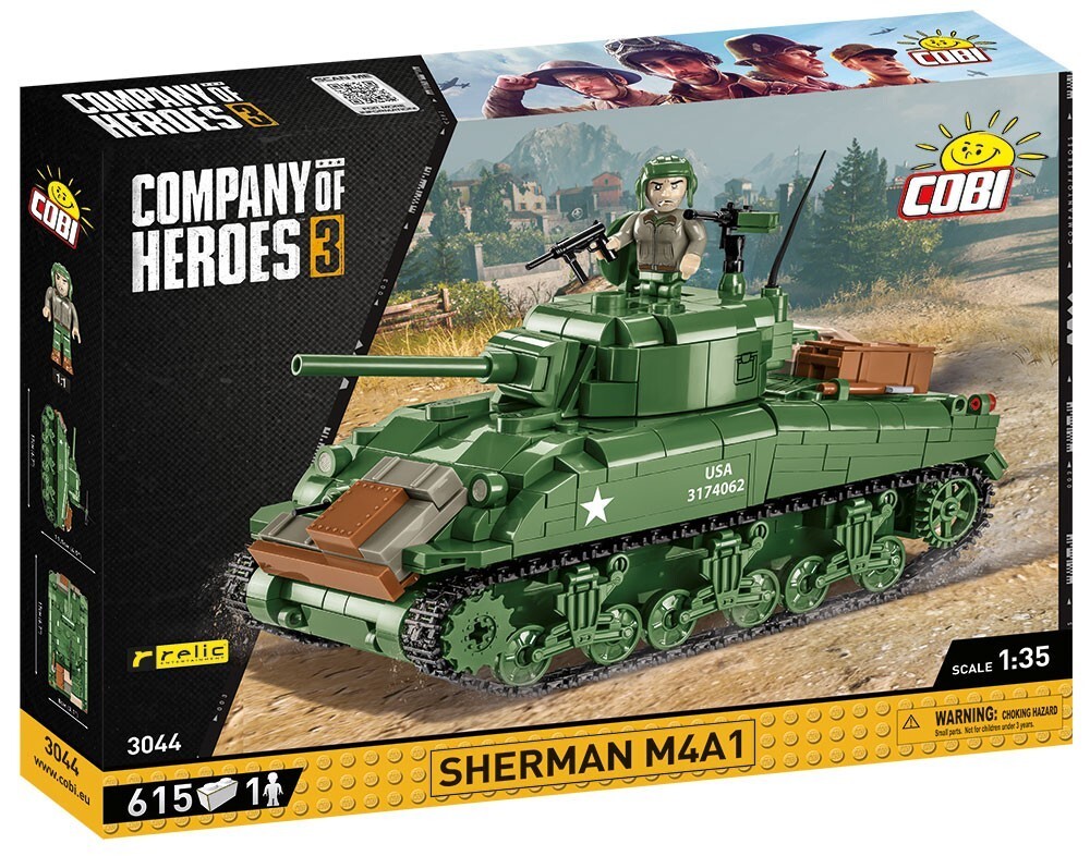 Cover: 5902251030445 | COBI 3044 - Company of Heroes III, Sherman M4A1 | COBI-3044 | Englisch