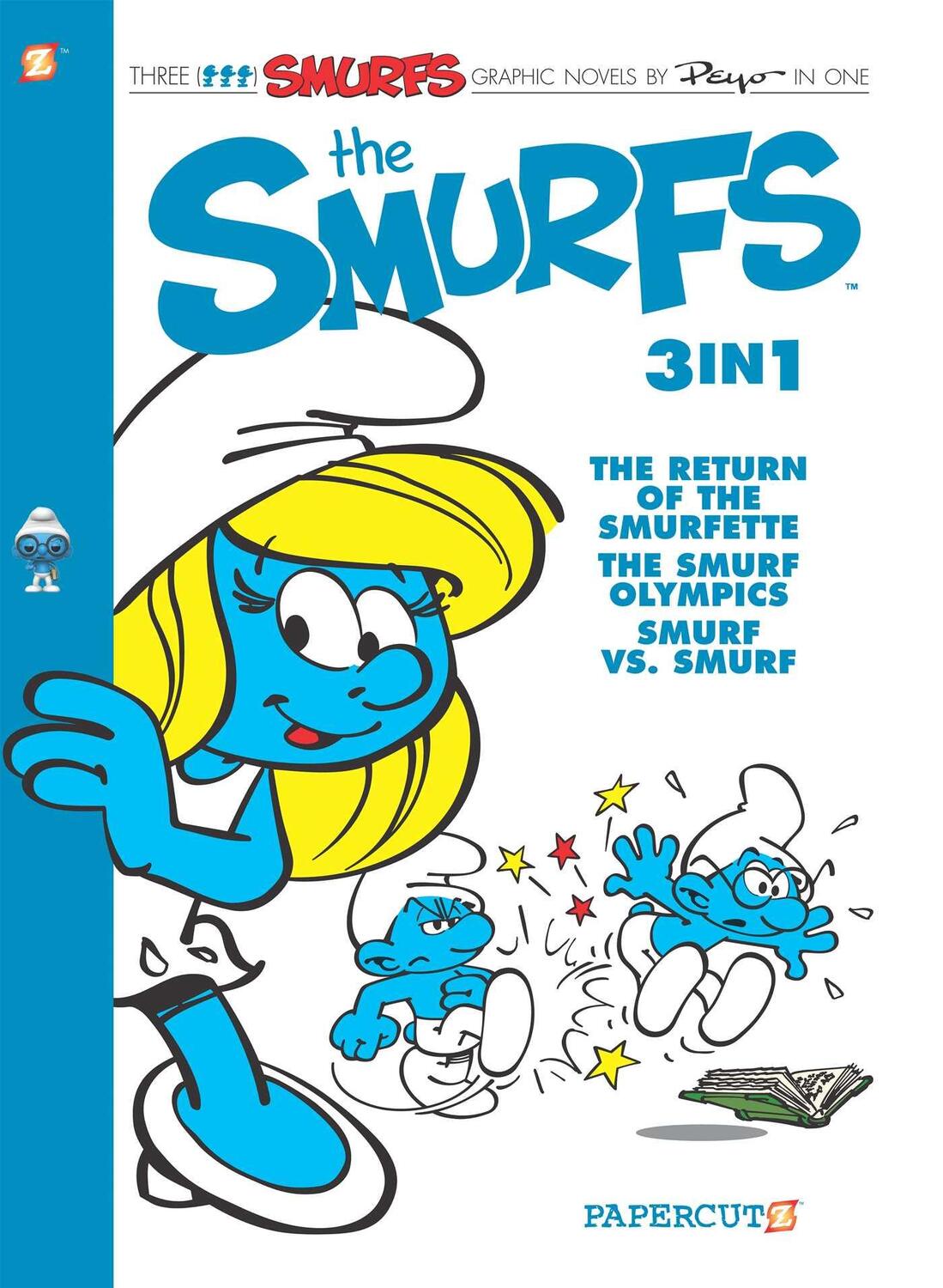 Cover: 9781545804100 | The Smurfs 3-In-1 #4: The Return of Smurfette, the Smurf Olympics,...