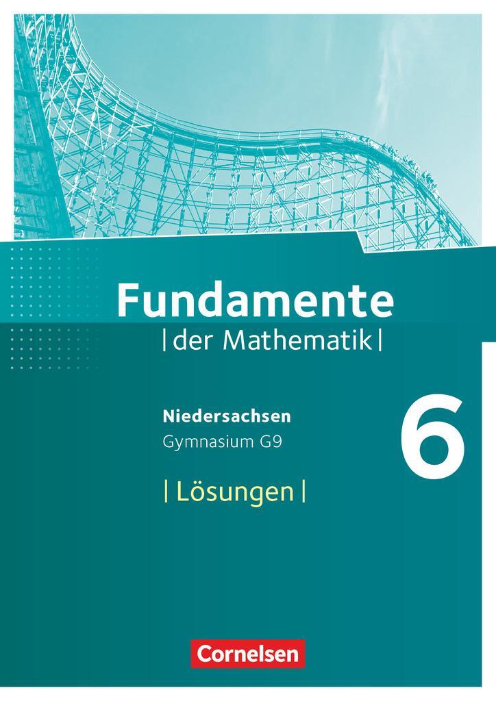 Cover: 9783060429851 | Fundamente der Mathematik 6. Schuljahr. Lösungen zum Schülerbuch...