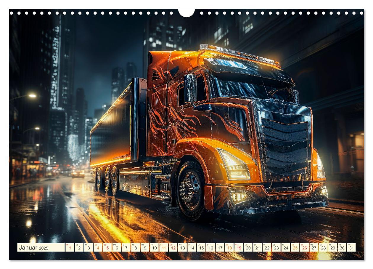 Bild: 9783383891373 | Truck Fantasien (Wandkalender 2025 DIN A3 quer), CALVENDO...