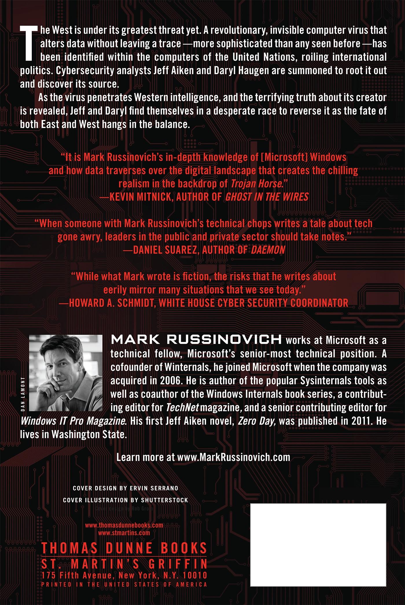 Rückseite: 9781250042545 | Trojan Horse | Mark Russinovich | Taschenbuch | Englisch | 2014