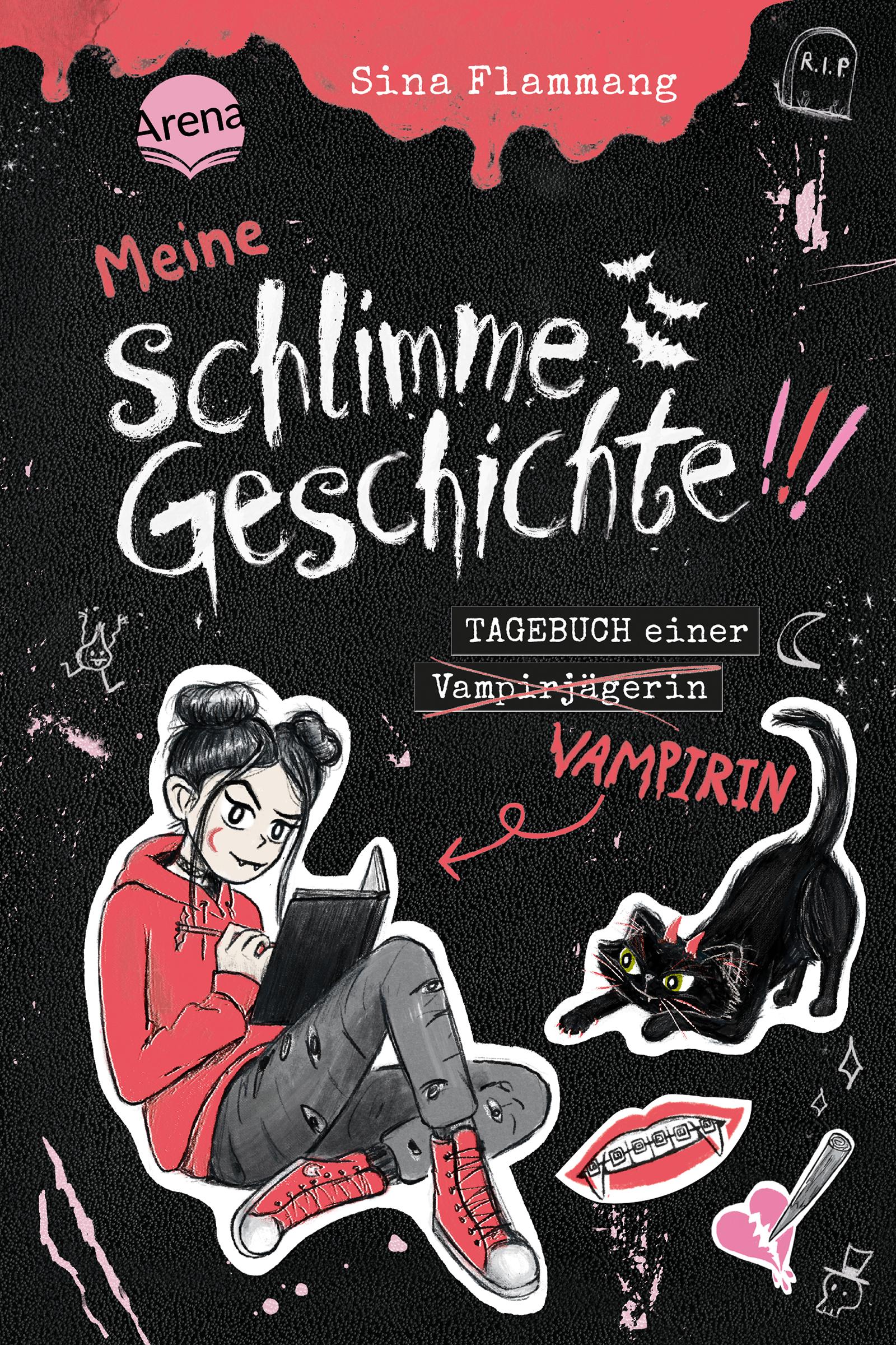 Cover: 9783401607788 | Meine schlimme Geschichte!!! Tagebuch einer Vampirin | Sina Flammang