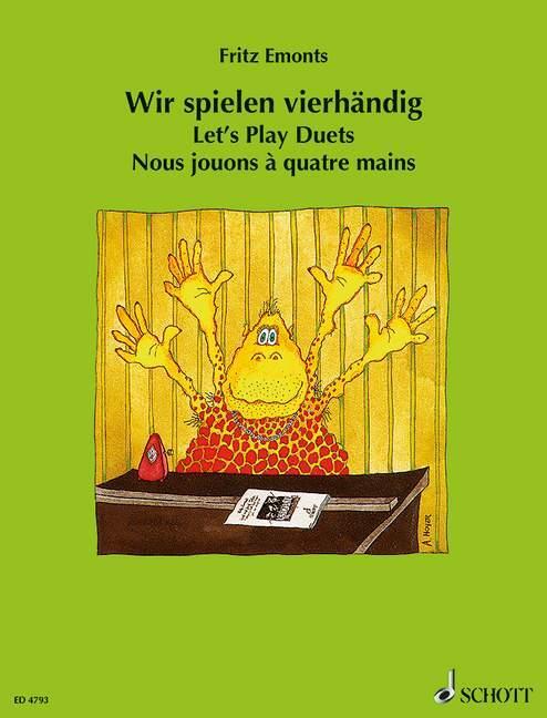 Cover: 9790001055291 | Wir spielen vierhändig | Broschüre | Europäische Klavierschule