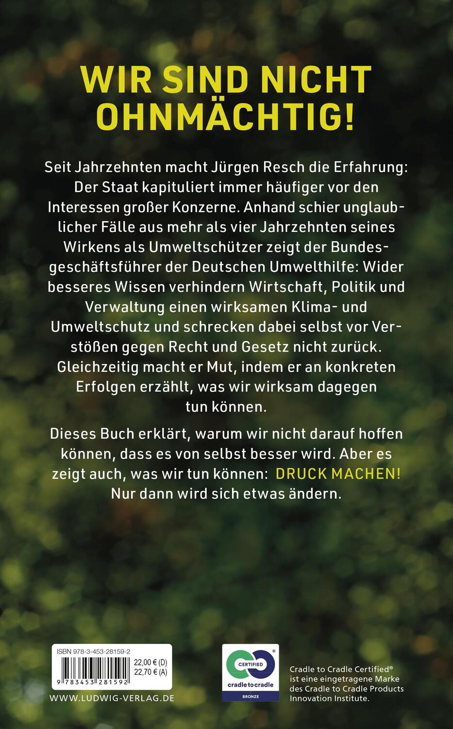 Bild: 9783453281592 | Druck machen! | Jürgen Resch | Buch | 336 S. | Deutsch | 2023 | Ludwig