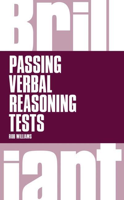 Cover: 9781292015453 | Brilliant Passing Verbal Reasoning Tests | Rob Williams | Taschenbuch