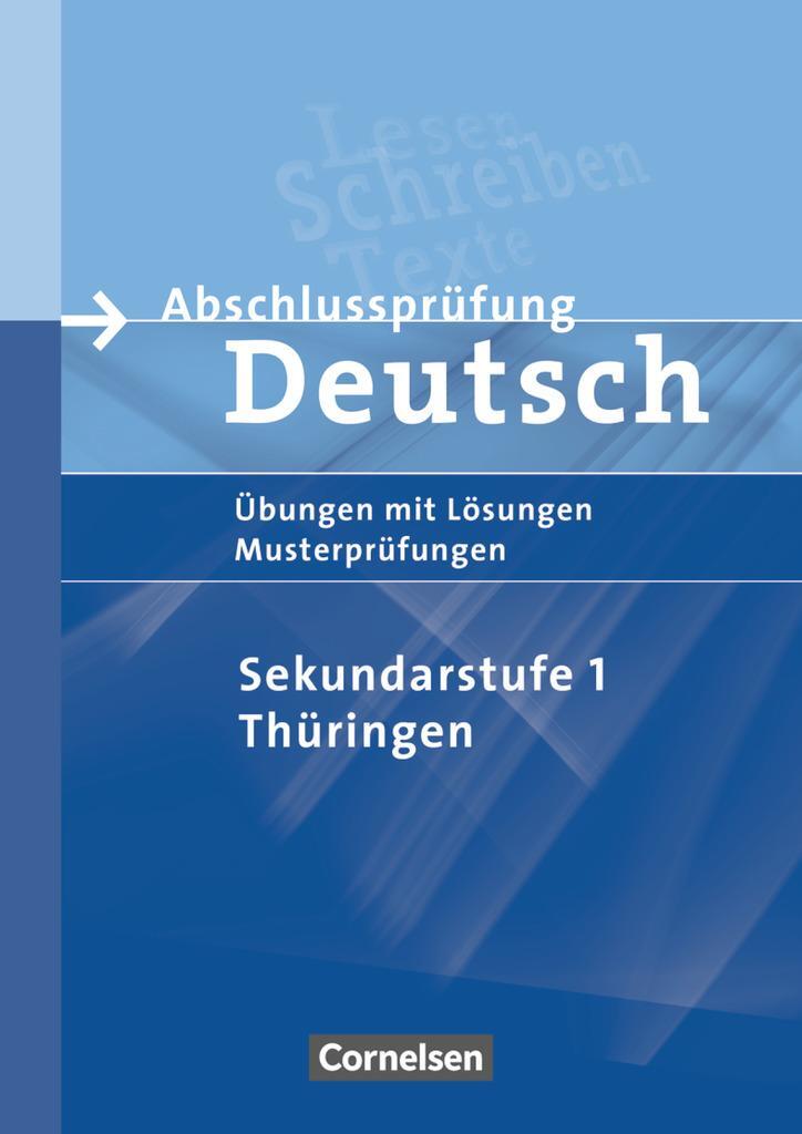 Cover: 9783060612765 | Abschlussprüfung Deutsch. 10. Schuljahr - Arbeitsheft mit Lösungen....