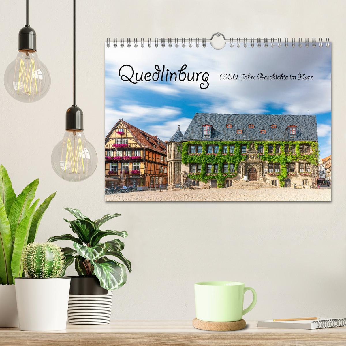 Bild: 9783435206582 | Quedlinburg - 1000 Jahre Geschichte im Harz (Wandkalender 2025 DIN...