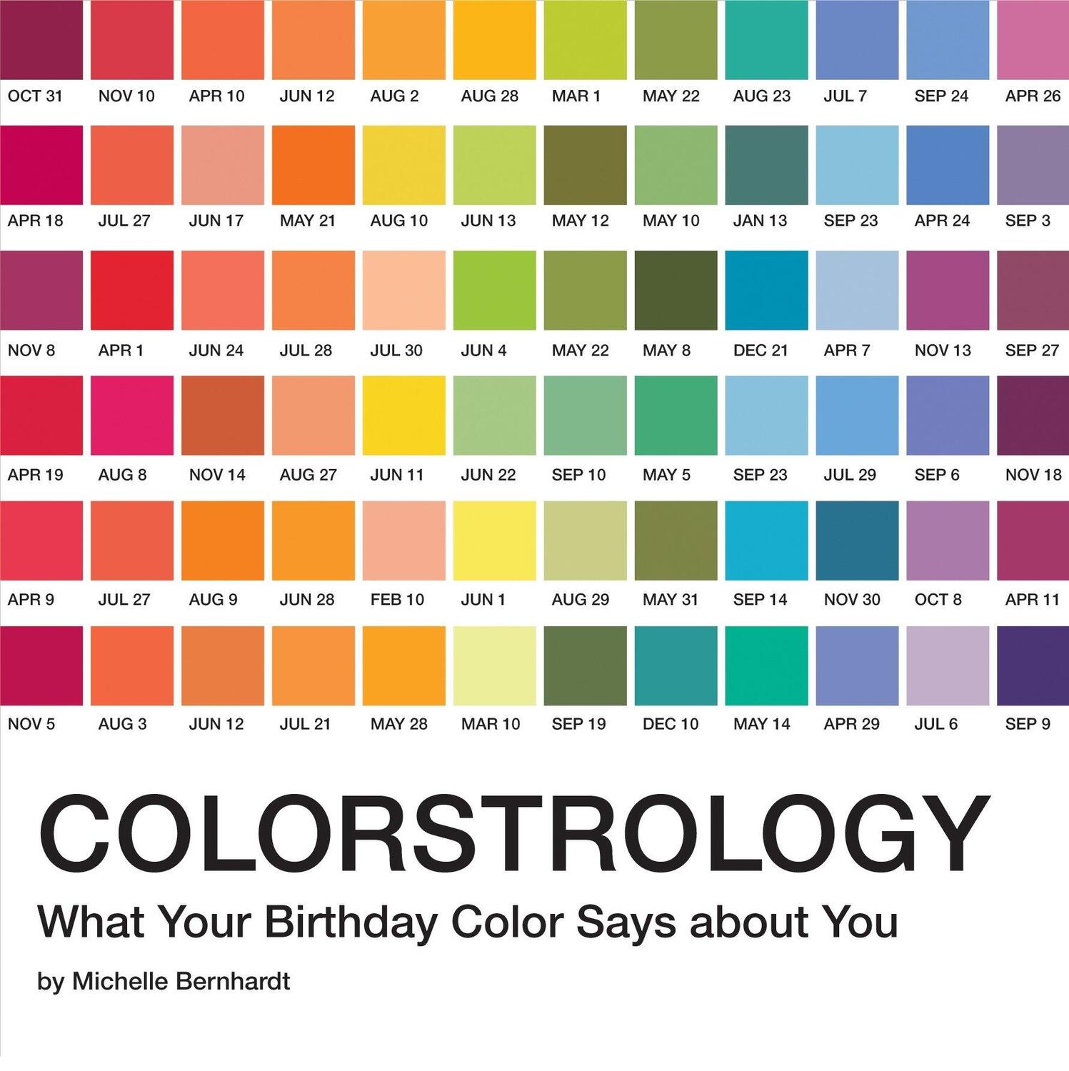 Cover: 9781594746918 | Colorstrology: What Your Birthday Color Says about You | Bernhardt