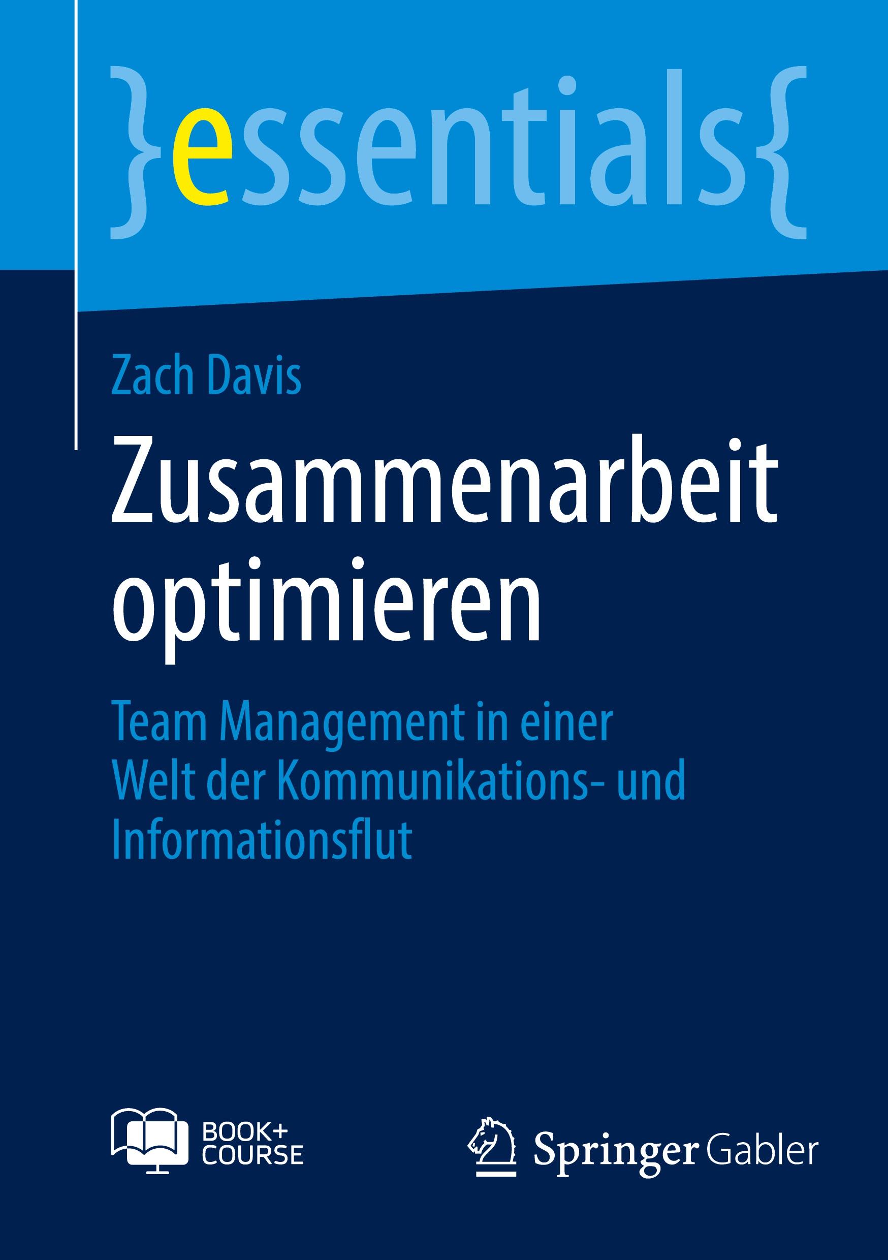 Cover: 9783658411992 | Zusammenarbeit optimieren | Zach Davis | Bundle | 1 Taschenbuch | 2023