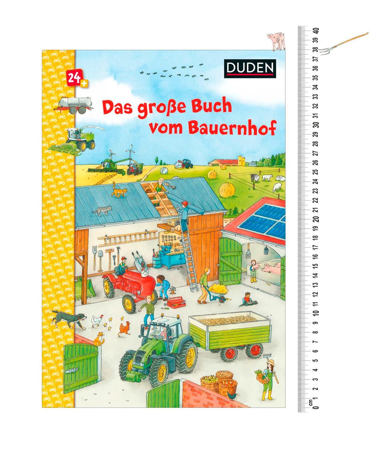 Bild: 9783737333467 | Duden 24+: Das große Buch vom Bauernhof | Wimmelbuch | Christina Braun