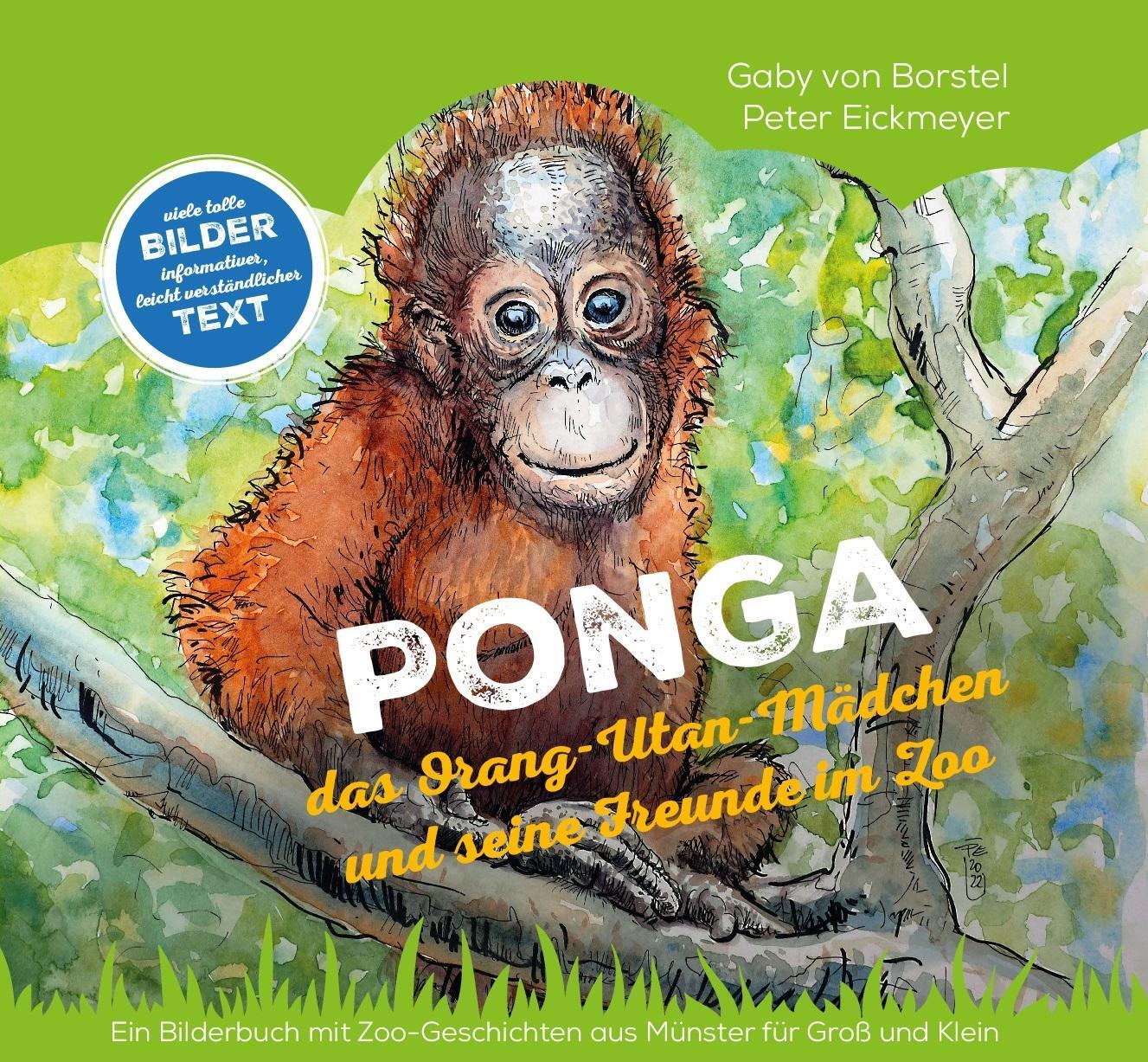 Cover: 9783866594951 | PONGA | das Orang-Utan-Mädchen und seine Freunde im Zoo | Buch | 48 S.