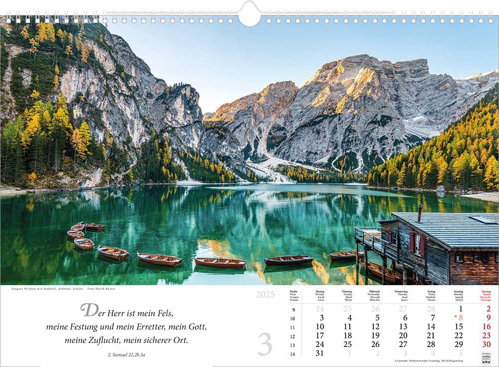 Bild: 4250222990559 | Lobet, ihr Berge, den Herrn 2025 | Kalender | 28 S. | Deutsch | 2025