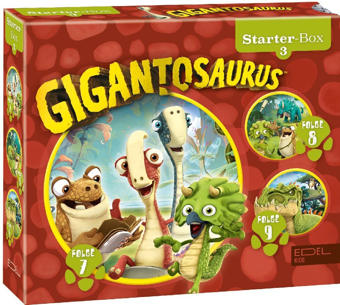 Cover: 4029759182634 | Gigantosaurus Starter-Box 3, Folge 7-9 | Audio-CD | 3 Audio-CDs | 2023