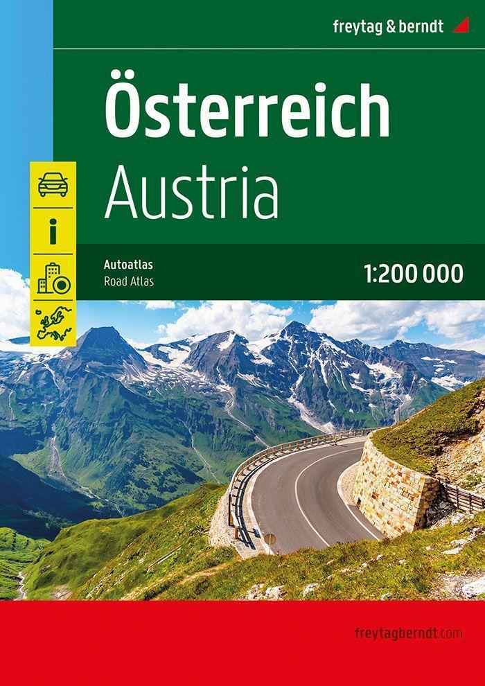 Cover: 9783707921991 | Österreich, Autoatlas 1:200.000, freytag &amp; berndt | freytag &amp; berndt