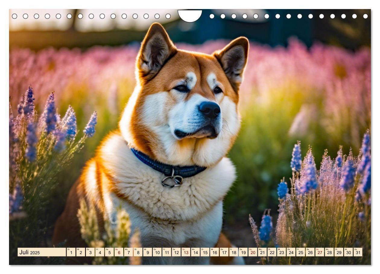 Bild: 9783457071649 | Akita Inu - Inbegriff der Treue (Wandkalender 2025 DIN A4 quer),...