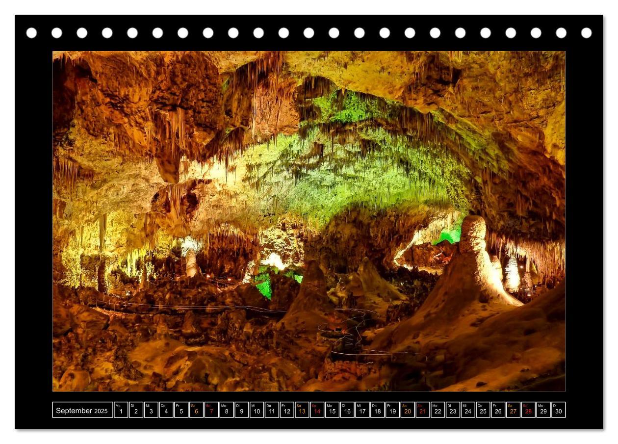 Bild: 9783435595419 | Höhlen, Stalaktiten und Stalagmiten (Tischkalender 2025 DIN A5...