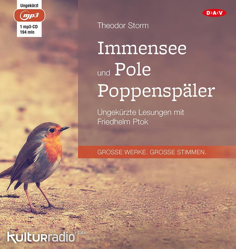 Cover: 9783862316250 | Immensee und Pole Poppenspäler | Theodor Storm | MP3 | Deutsch | 2015