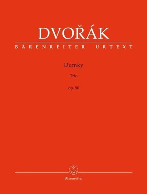Cover: 9790260107151 | Dumky - Piano Trio No.4 In E Minor Op.90 | Antonín Dvorák | Deutsch