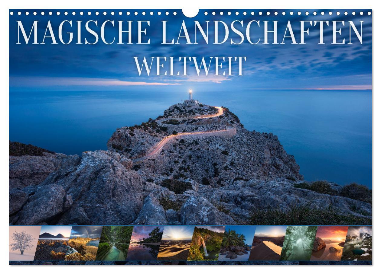 Cover: 9783383950728 | Magische Landschaften Weltweit (Wandkalender 2025 DIN A3 quer),...