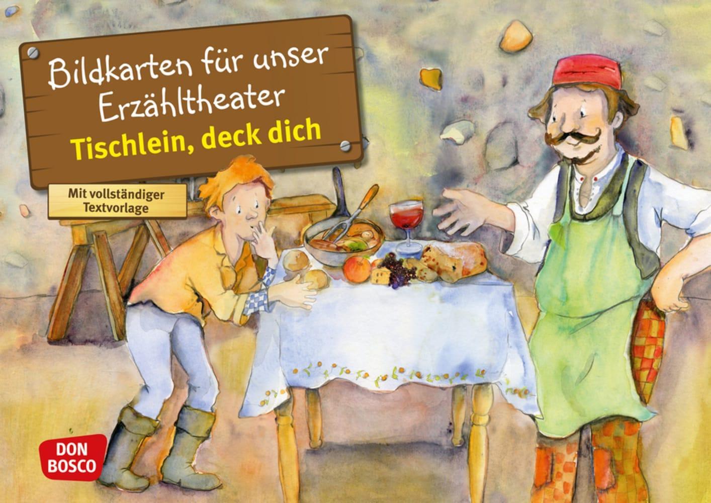 Cover: 4260179514845 | Tischlein, deck dich. Kamishibai Bildkartenset. | Brüder Grimm | Box