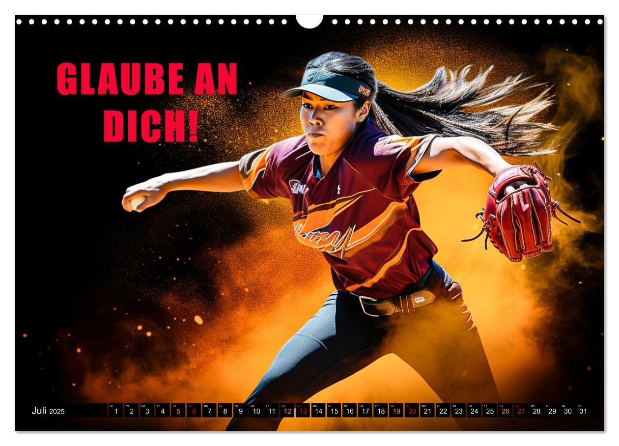 Bild: 9783383862311 | Baseball und Motivation (Wandkalender 2025 DIN A3 quer), CALVENDO...