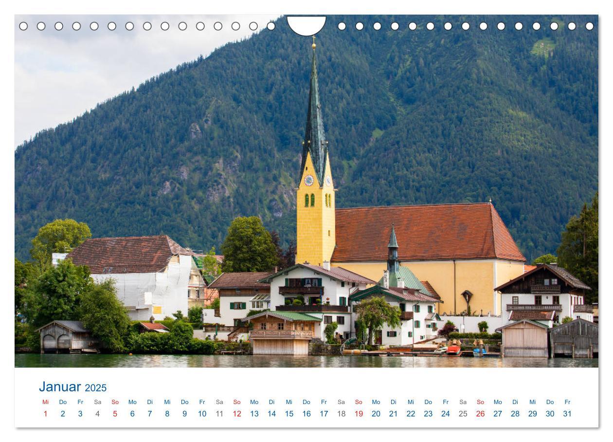 Bild: 9783435214112 | Schöner Tegernsee (Wandkalender 2025 DIN A4 quer), CALVENDO...